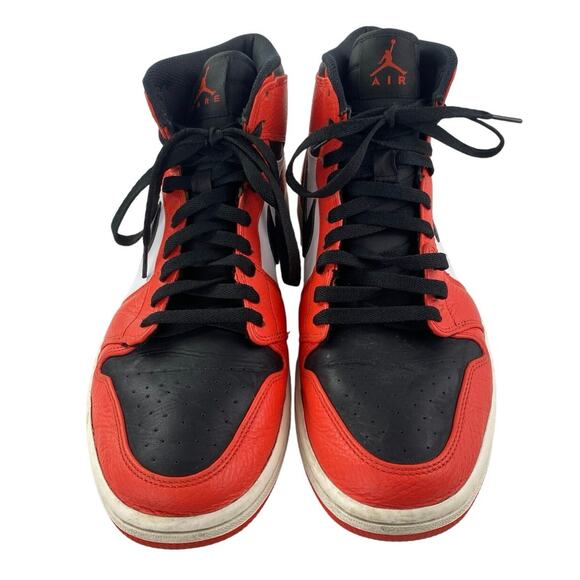 Nike Air Jordan 1 Retro High Rare Air Max Mens Orange High Top Sneakers Shoes 12 - Picture 2 of 6